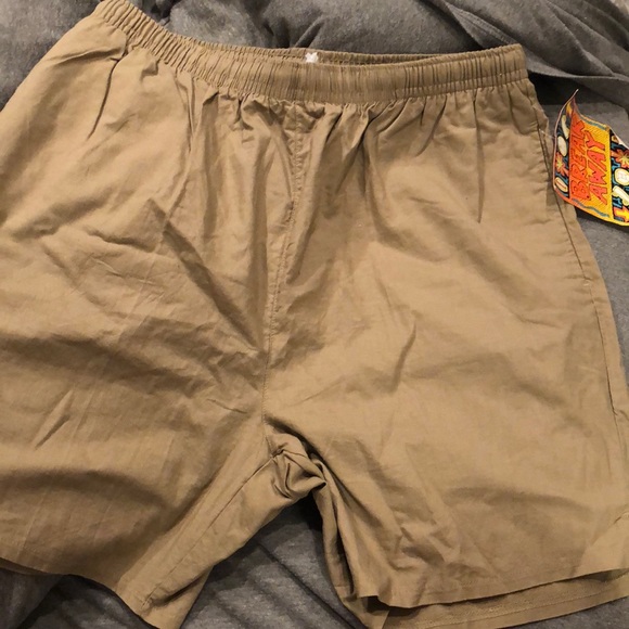 New w Tags khaki, swim trunks, size medium, 32/34 - Picture 1 of 6
